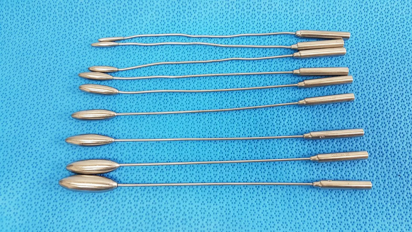 Reuse Medical CODMAN DeBakey Mall Surgical Instrument Set – 9 Pieces Surgical & Orthopedic Instruments, second-hand product photo 1