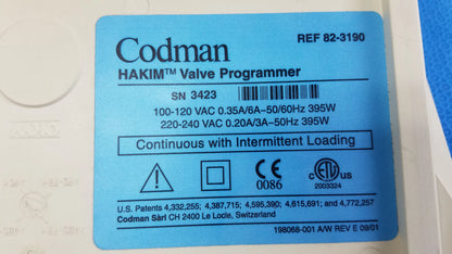 Codman Hakim Valve Programmer Ref 82-3190 Valve Programmer, second-hand product photo 10