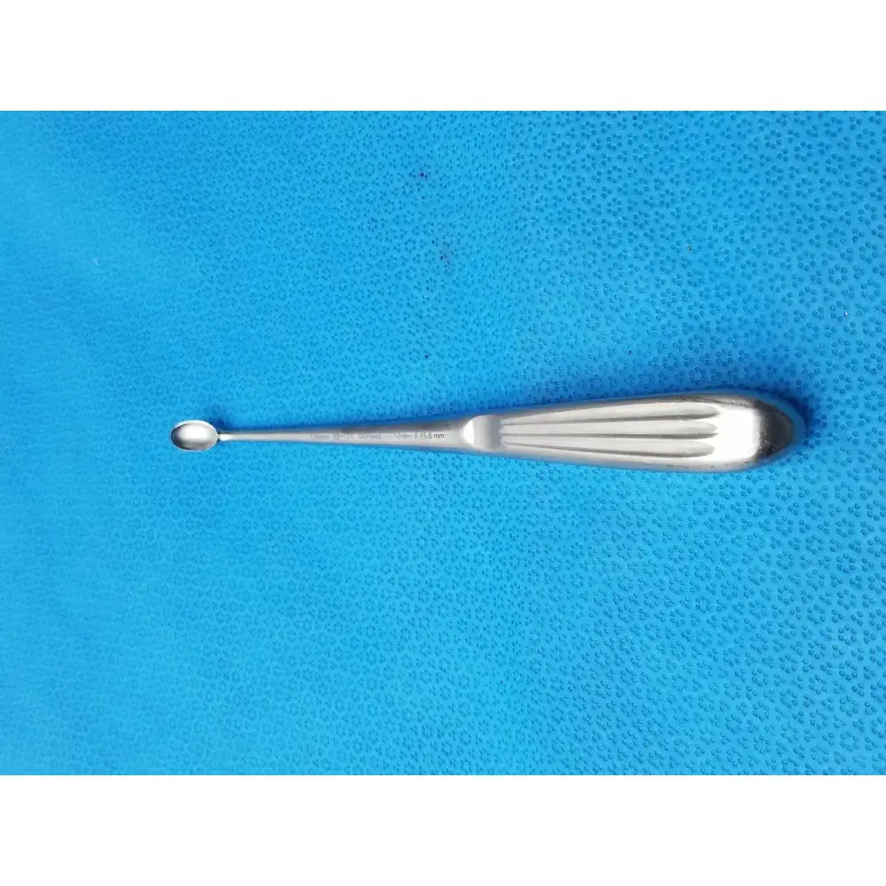Codman Spratt Bone Curette Stainless Steel Surgical Orthopedic 10x15.5mm Size 22 Bone Curette, second-hand product photo 2