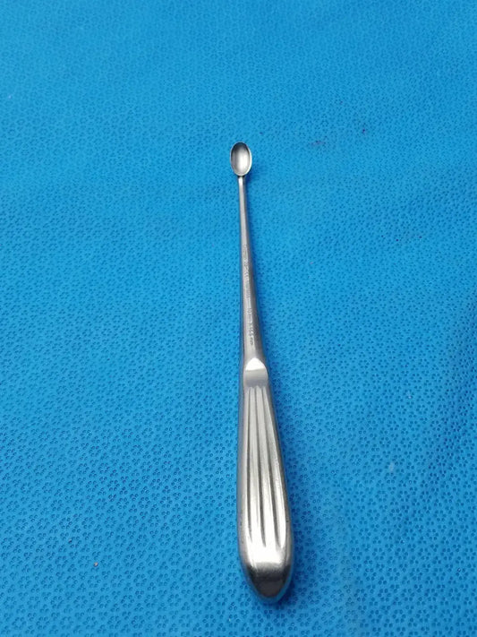 Codman Spratt Bone Curette Stainless Steel Surgical Orthopedic 10x15.5mm Size 22 Bone Curette, second-hand product photo 1