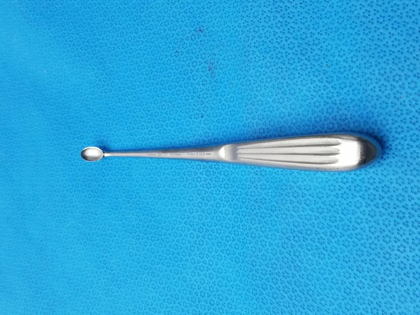 Codman Spratt Bone Curette Stainless Steel Surgical Orthopedic 10x15.5mm Size 22 Bone Curette, second-hand product photo 2