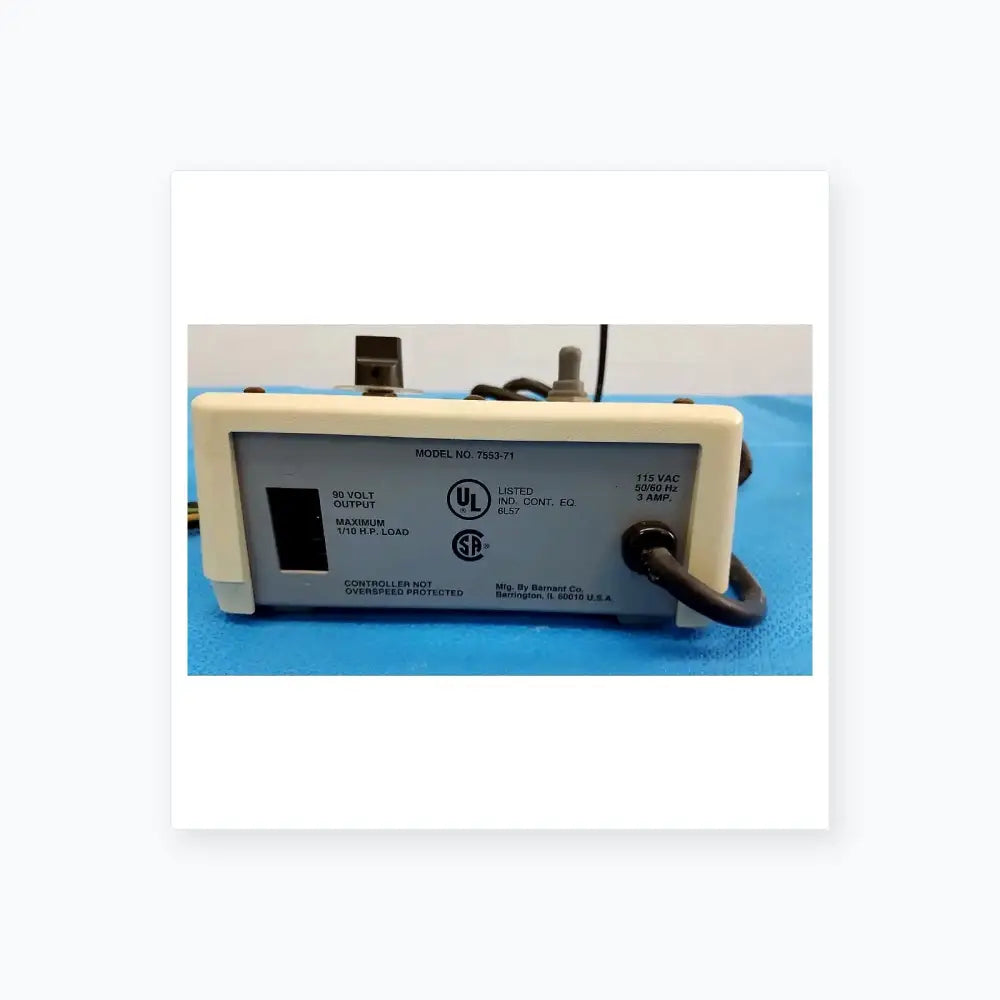 Cole-Parmer Masterflex 7553-71 Speed Controller 115 VAC 90VDC Output Speed Controller, second-hand product photo 6