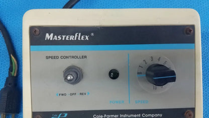 Cole-Parmer Masterflex 7553-71 Speed Controller 115 VAC 90VDC Output Speed Controller, as-is (for parts) product photo 3