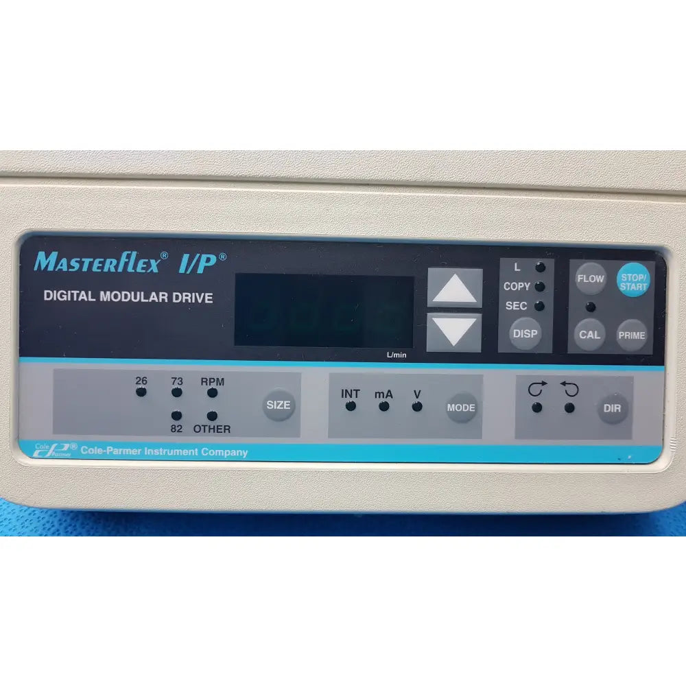 Cole-Parmer Masterflex I/P Digital Modular Drive Pump Controller With 77601-10 Pump - Digital Modular Peristaltic Pump