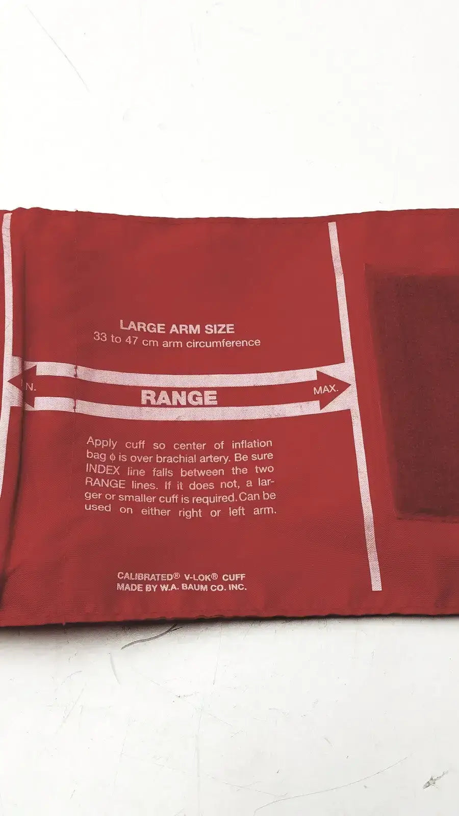 Colin An Omron Compatible Index Line V-Lok Cuff Large Arm Size Blood Pressure Cuff, second-hand product photo 7