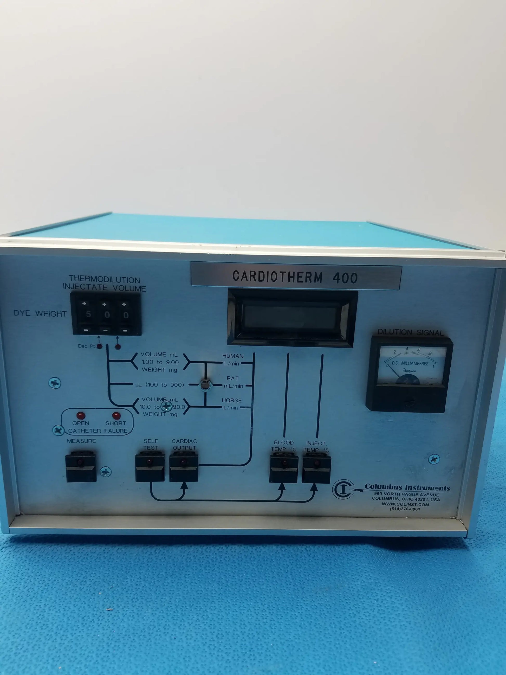 Columbus Instruments Cardiotherm 400R Temperature Controller / Thermal Regulator, second-hand product photo 3