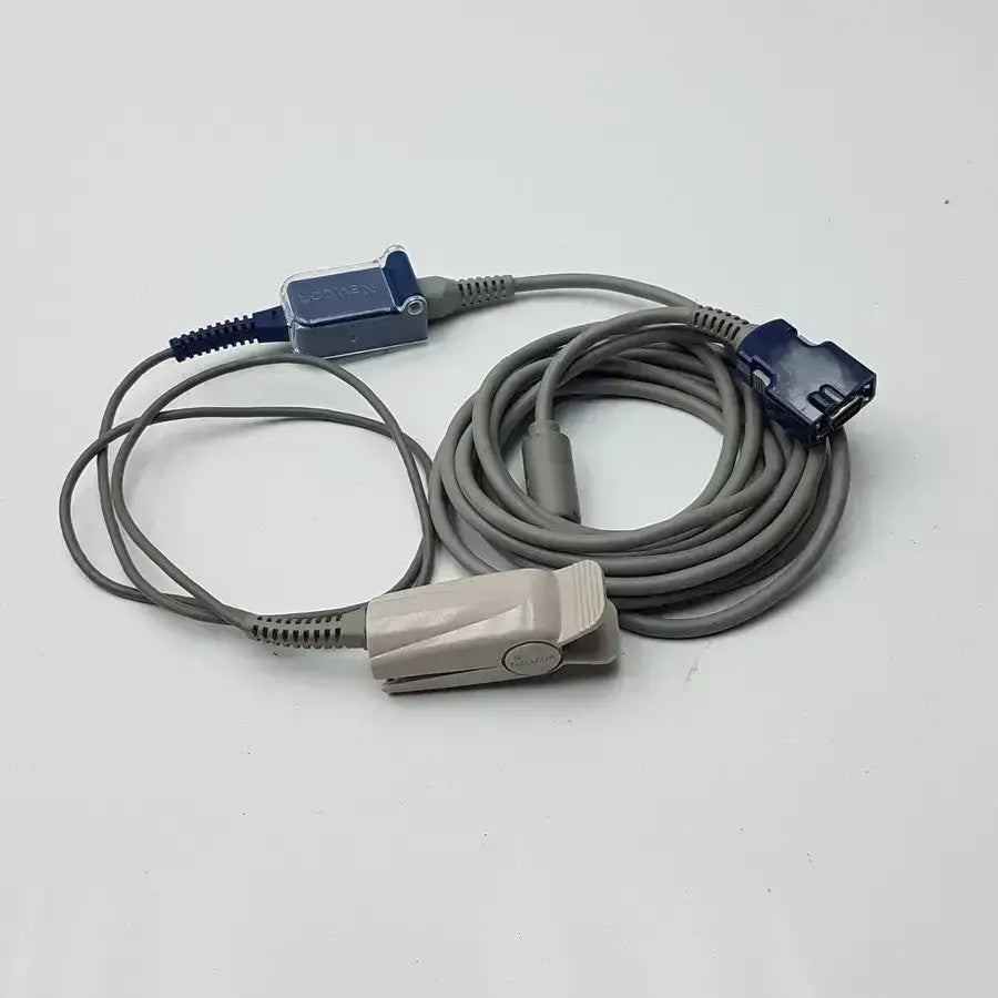 Nellcor Compatible Nellcor DS100A Oximax Spo2 Sensor Plus DOC-10 Adapt Extension Cable SpO2 Sensor and Extension Cable, second-hand product photo 1