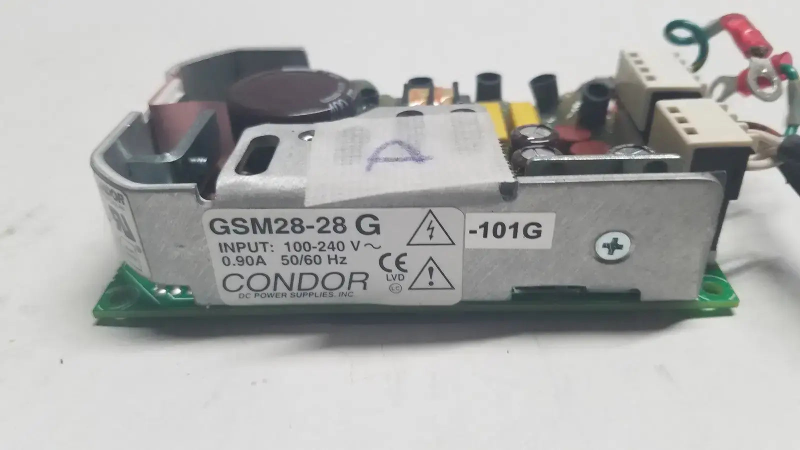 Condor 28 Volt, 0.90 Amp DC Power Supply, Model: GSM28-28G, 100-240VAC Input DC Power Supply, second-hand product photo 2