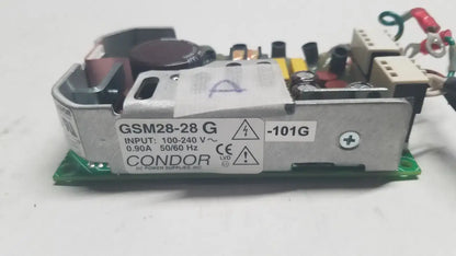Condor 28 Volt, 0.90 Amp DC Power Supply, Model: GSM28-28G, 100-240VAC Input DC Power Supply, second-hand product photo 2