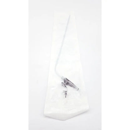 Clear plastic conmed 0033040 sigmoidoscopic 18 fr suction instrument with curved tube and metallic connectors reuse medical suction instrument exp 12/2028