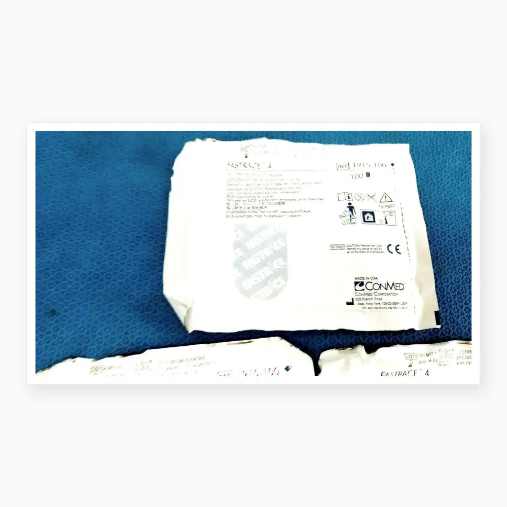 ConMed 1915-100 Fastrace 4 Adult Resting Tab ECG Electrode - Lot of 3 (Expired) ECG Electrode, second-hand product photo 4
