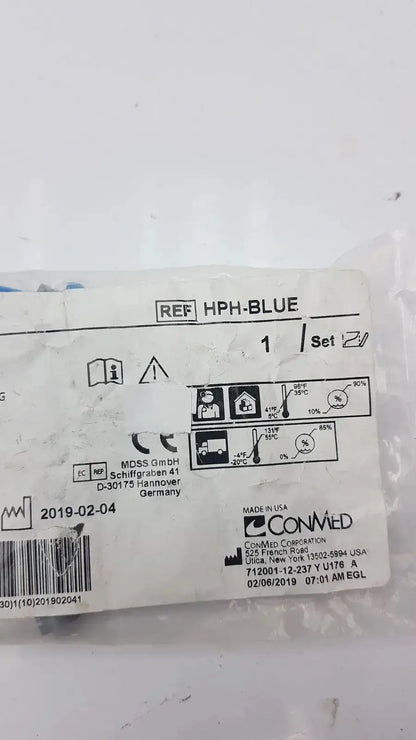Conmed Banana Adapter 10/Pk Ref: HPH-BLUE Electrosurgical Adapter, second-hand product photo 4