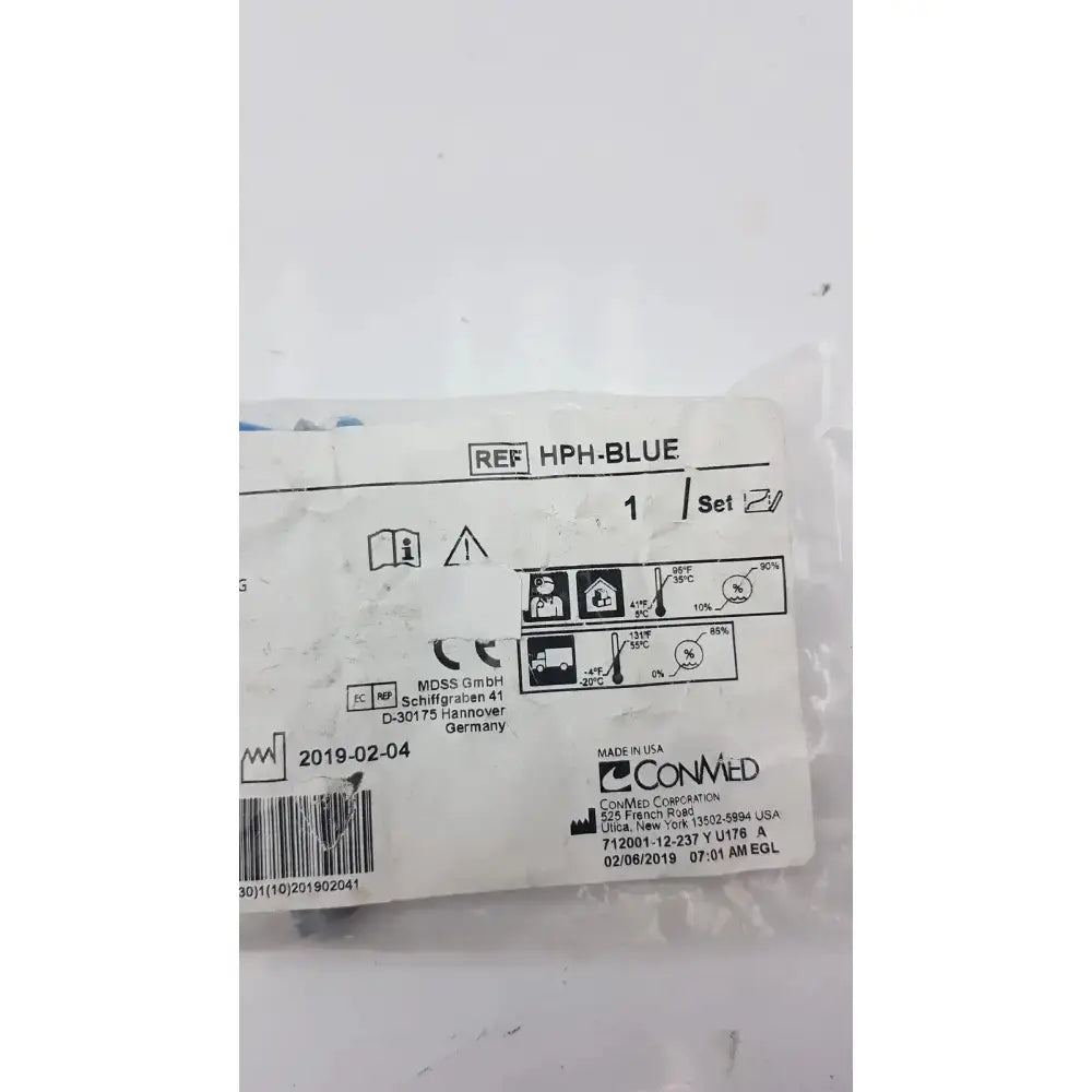 Conmed Banana Adapter 10/Pk Ref: HPH-BLUE Electrosurgical Adapter, second-hand product photo 4