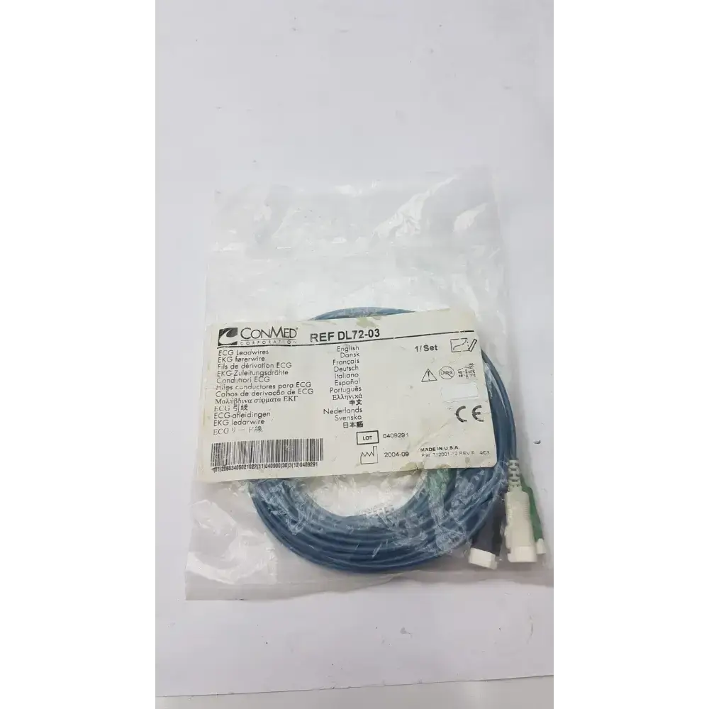 Conmed DL72-03 ECG Leadwire ECG Leadwire, new product photo 2