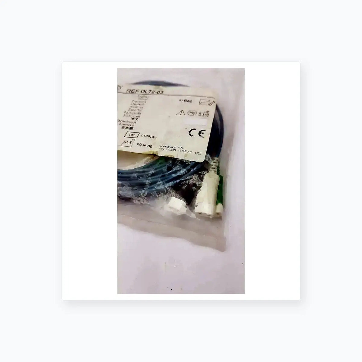 Conmed DL72-03 ECG Leadwire ECG Leadwire, second-hand product photo 4