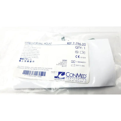 Conmed hyfrecator 2000 wall mount sterile medical device packaged in clear plastic for safe reuse medical applications