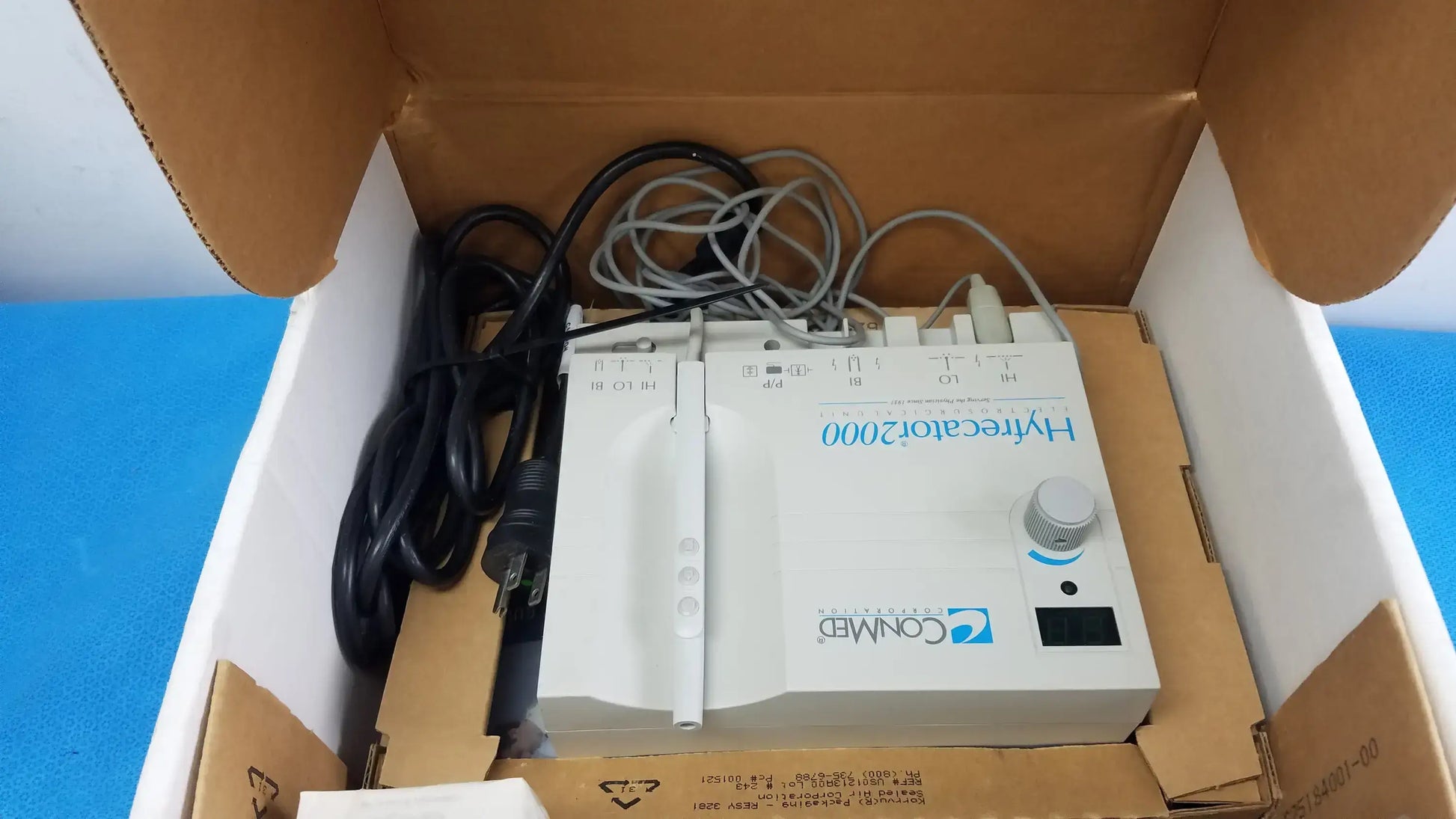 ConMed Hyfrecator 2000 Electrosurgical Unit With Accessories Electrosurgical Unit, second-hand product photo 20