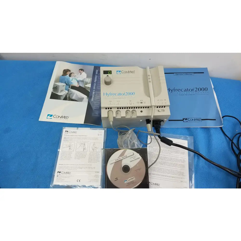 ConMed Hyfrecator 2000 Electrosurgical Unit With Accessories Electrosurgical Unit, second-hand product photo 1