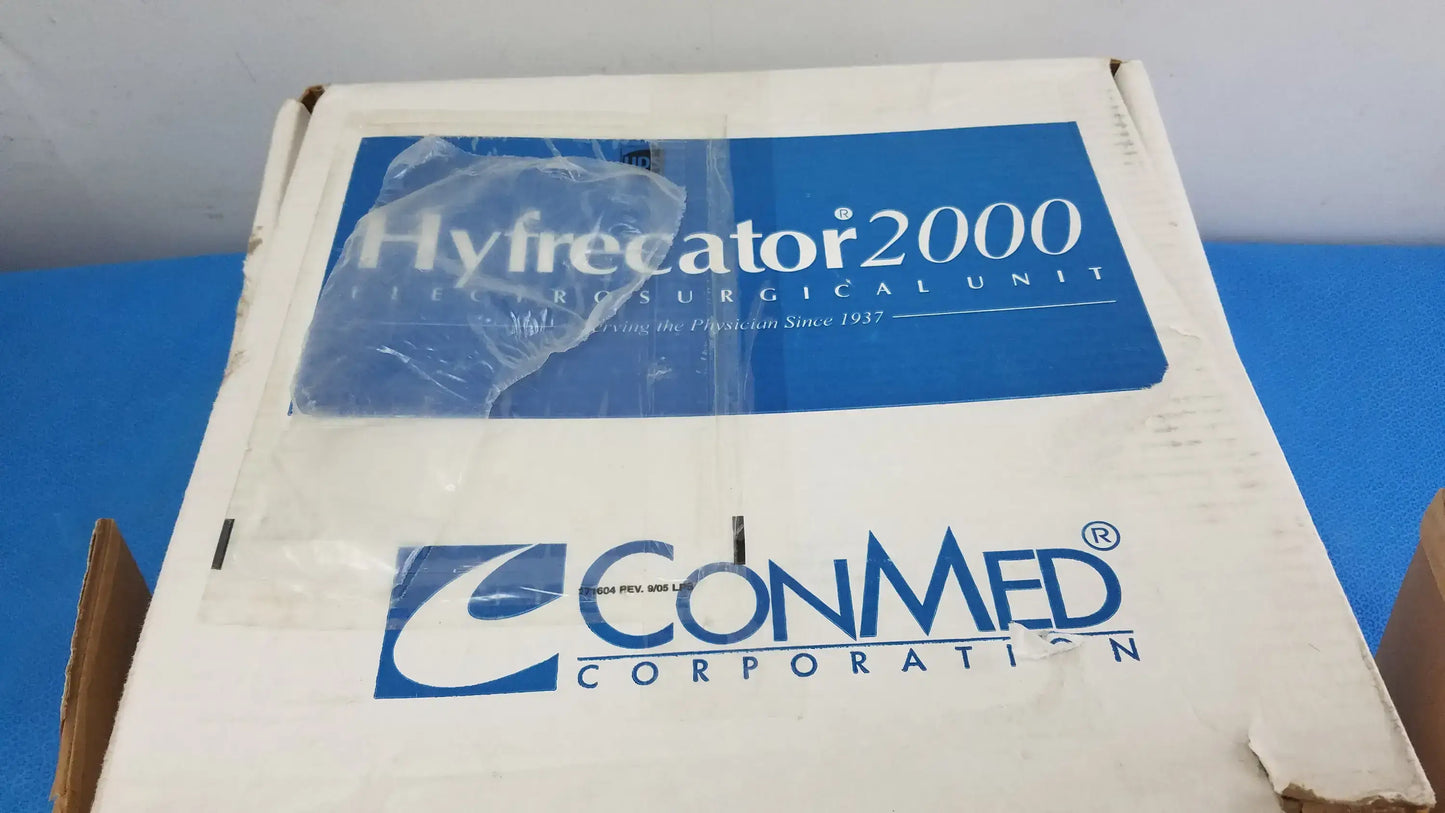 ConMed Hyfrecator 2000 Electrosurgical Unit With Accessories Electrosurgical Unit, second-hand product photo 21