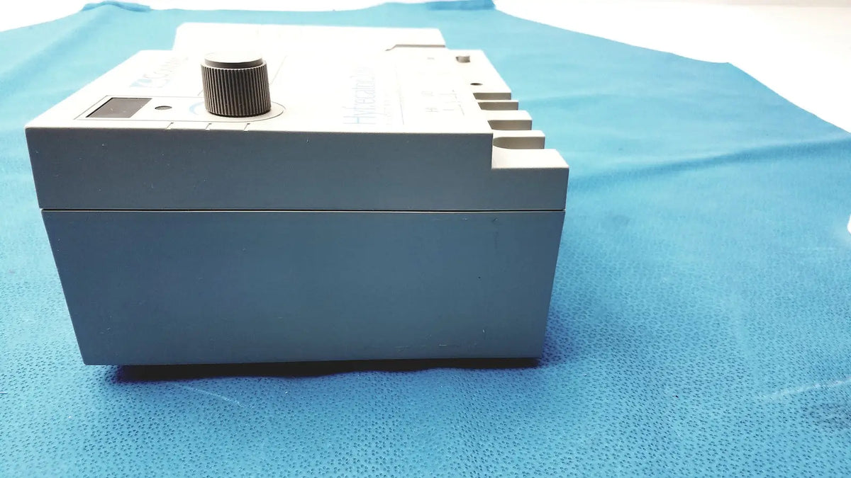 Gray plastic conmed hyfrecator 2000 high frequency equipment control box with black knob and digital display