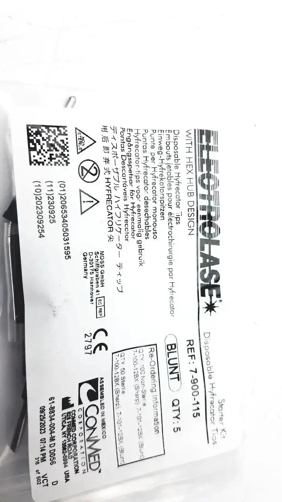 Conmed Hyfrrecator 2000 Model 7-900-115 Electrosurgical Unit, as-is (for parts) product photo 15