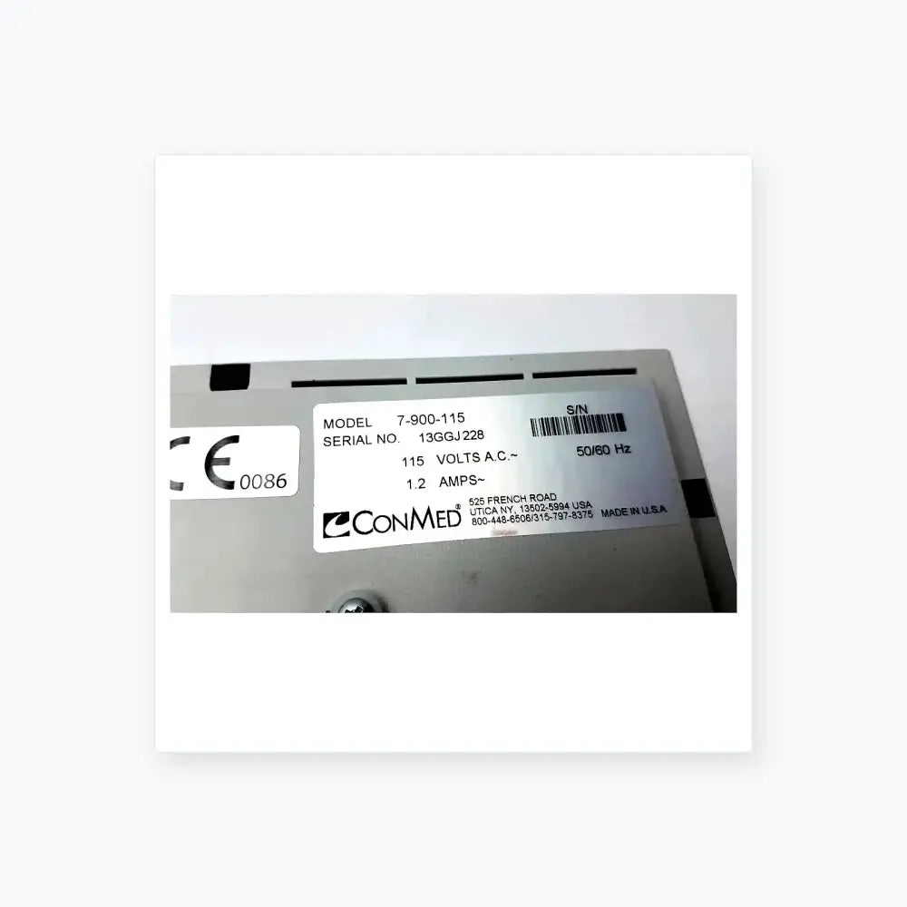 Conmed Hyfrrecator 2000 Model 7-900-115 Dessiicator Electrosurgical Unit, second-hand product photo 20
