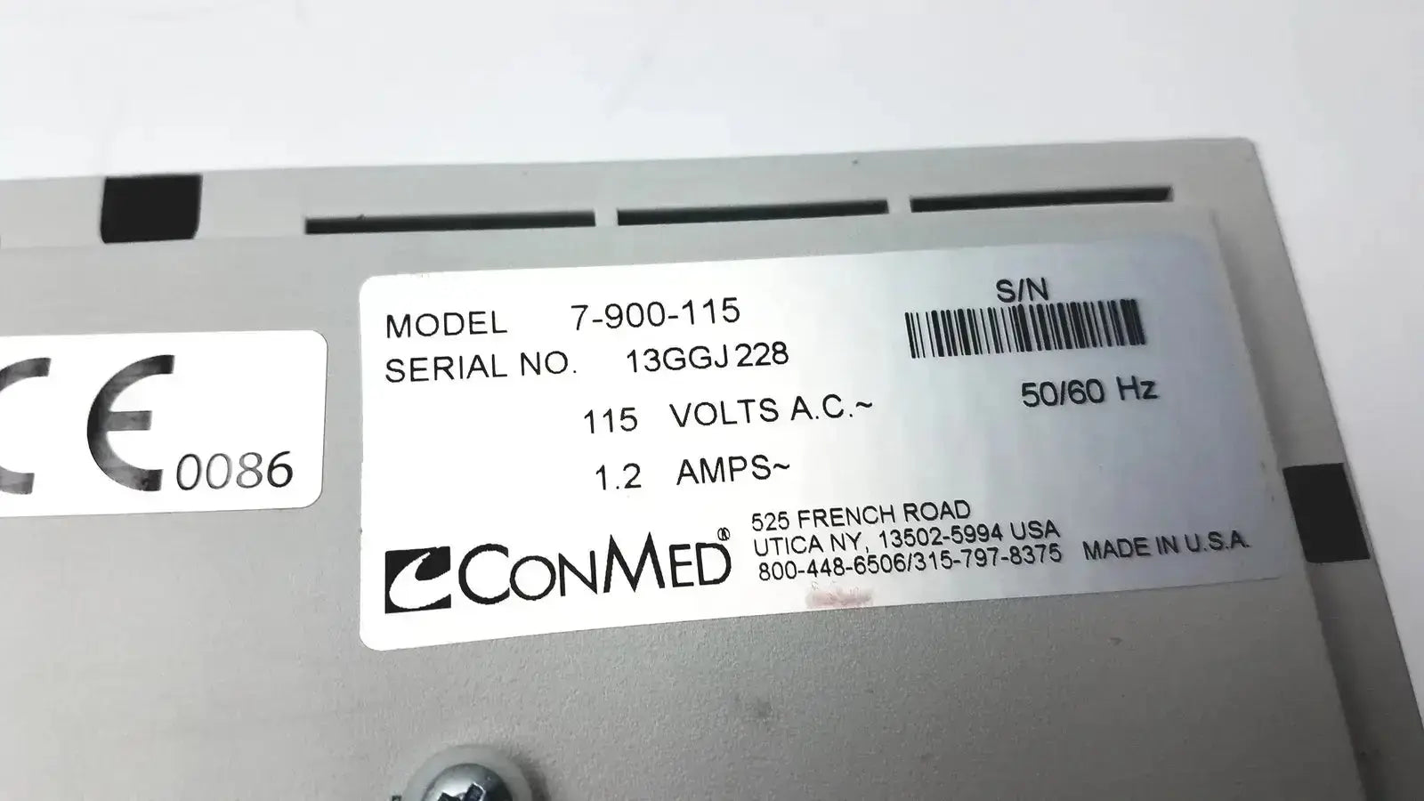 Conmed Hyfrrecator 2000 Model 7-900-115 Electrosurgical Unit, as-is (for parts) product photo 30