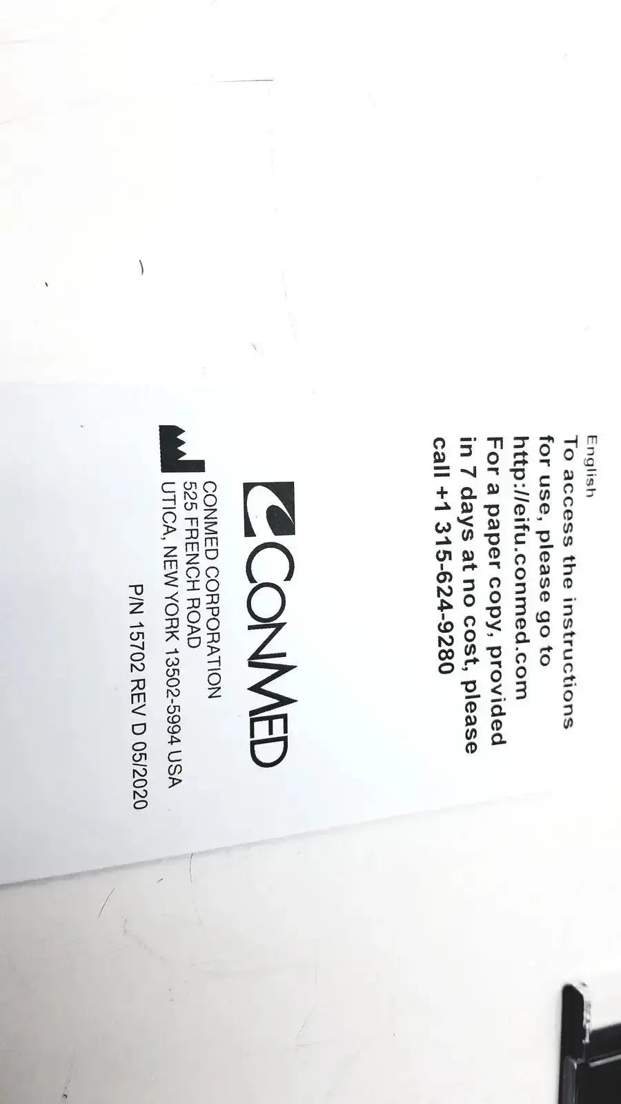 Conmed Hyfrrecator 2000 Model 7-900-115 Electrosurgical Unit, as-is (for parts) product photo 17