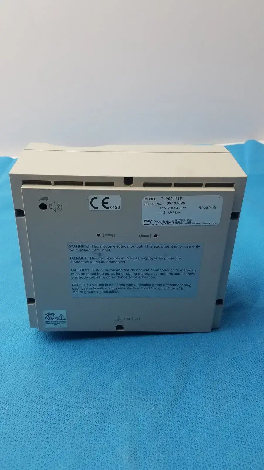 Conmed Hyfrrecator 2000 Model 7-900-115 Electrosurgical Unit, as-is (for parts) product photo 9