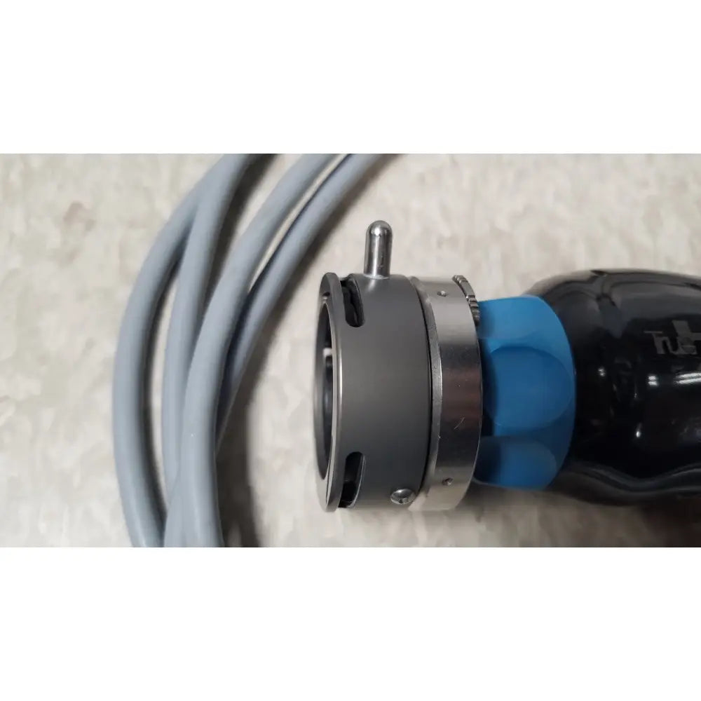 Black and blue conmed im4123 true hd 1080p autoclavable urology camera head with metallic connector housing