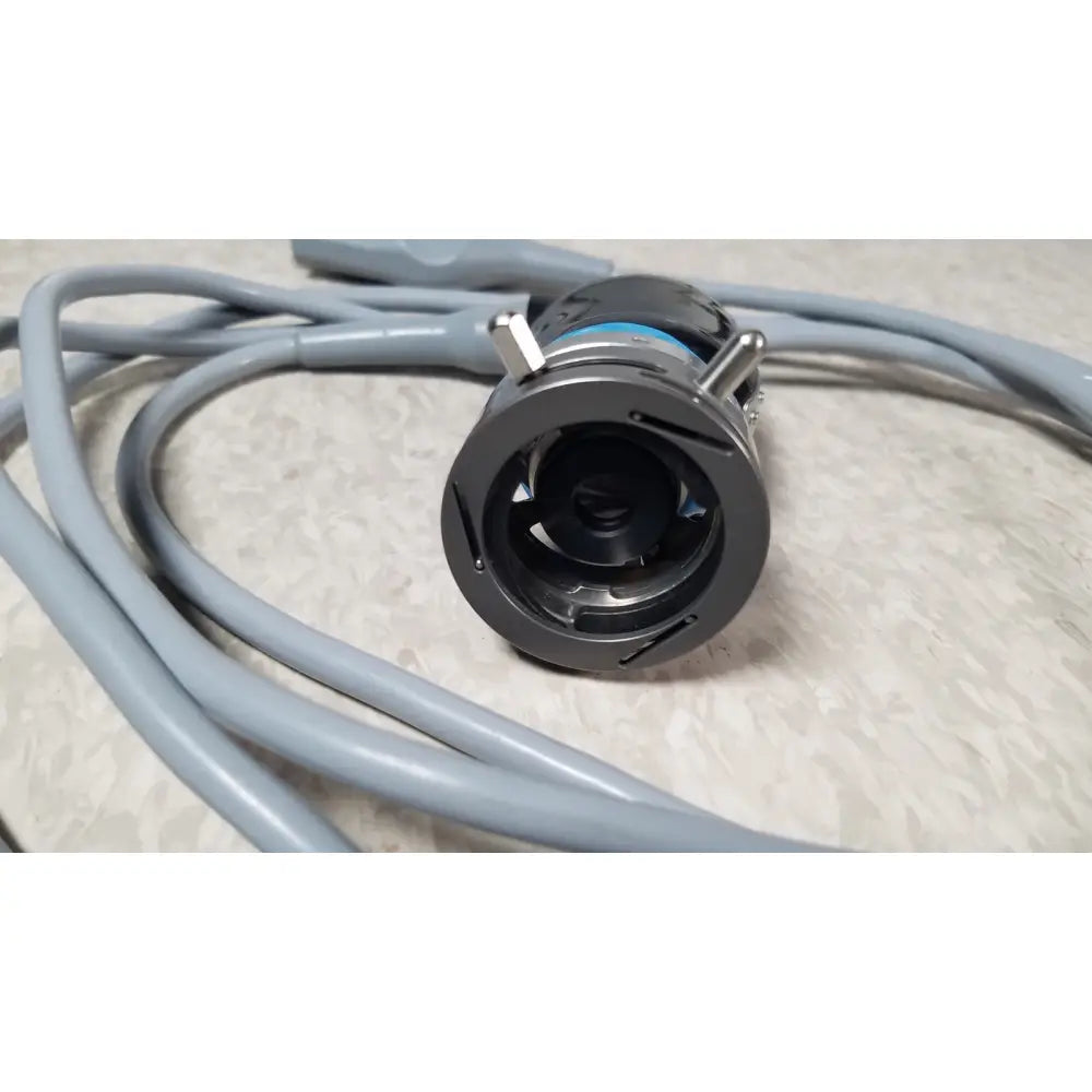 Gray conmed im4123 true hd 1080p autoclavable urology camera head with black lens housing and blue internal component