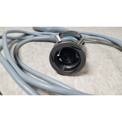 Black and blue conmed im4123 true hd 1080p autoclavable urology camera head with silver metallic connector