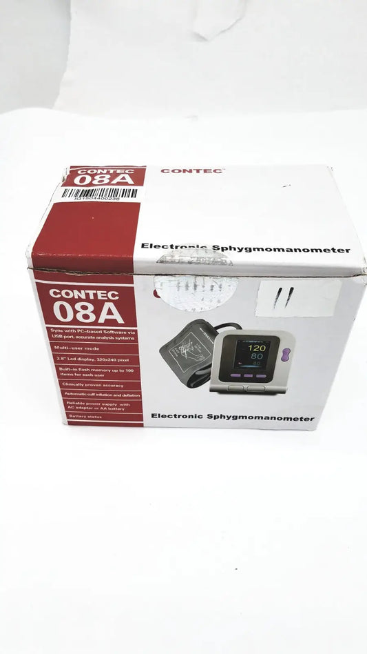 Reuse Medical CONTEC Automatic LCD Electronic Blood Pressure Monitor Blood Pressure Monitoring, second-hand product photo 1