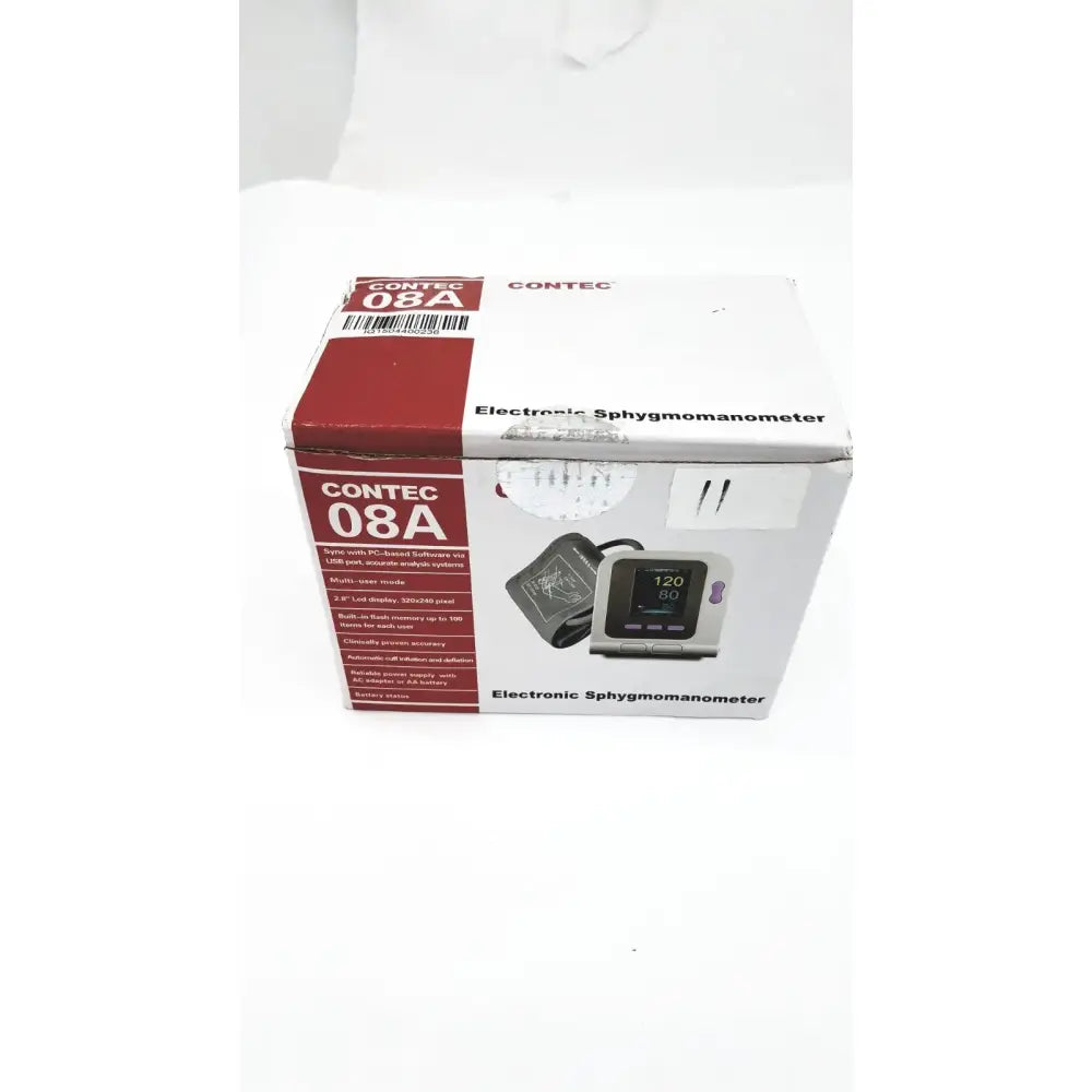 Reuse Medical CONTEC Automatic LCD Electronic Blood Pressure Monitor Blood Pressure Monitoring, second-hand product photo 1