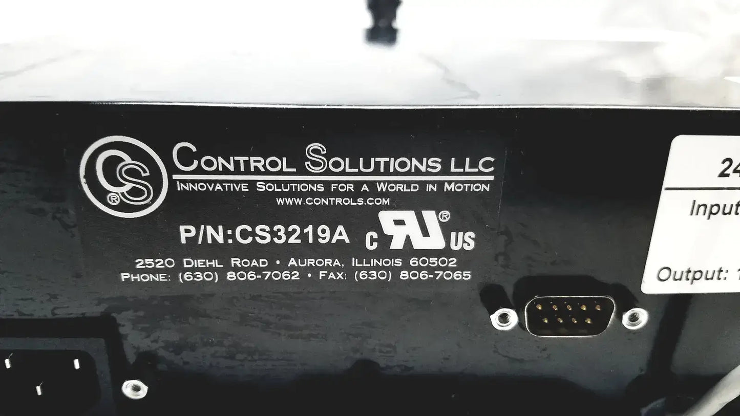 Control Solution CS3219A 24V Battery Charger, 1028-010-859 Rev D Battery Charger, second-hand product photo 6