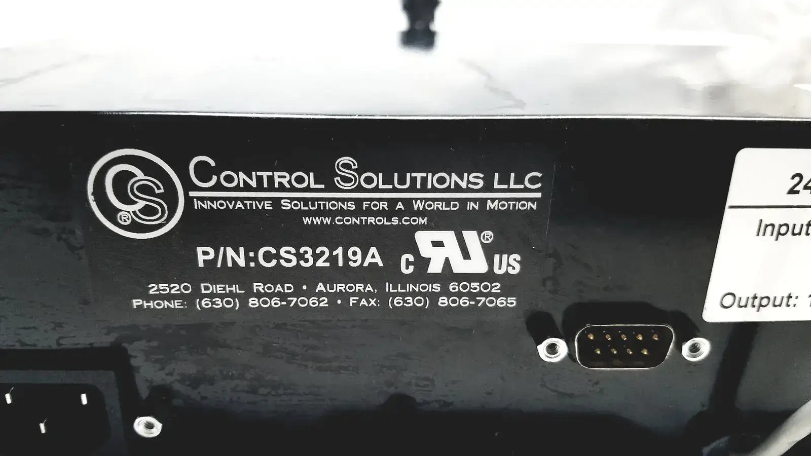 Control Solution CS3219A 24V Battery Charger, 1028-010-859 Rev D Battery Charger, second-hand product photo 6