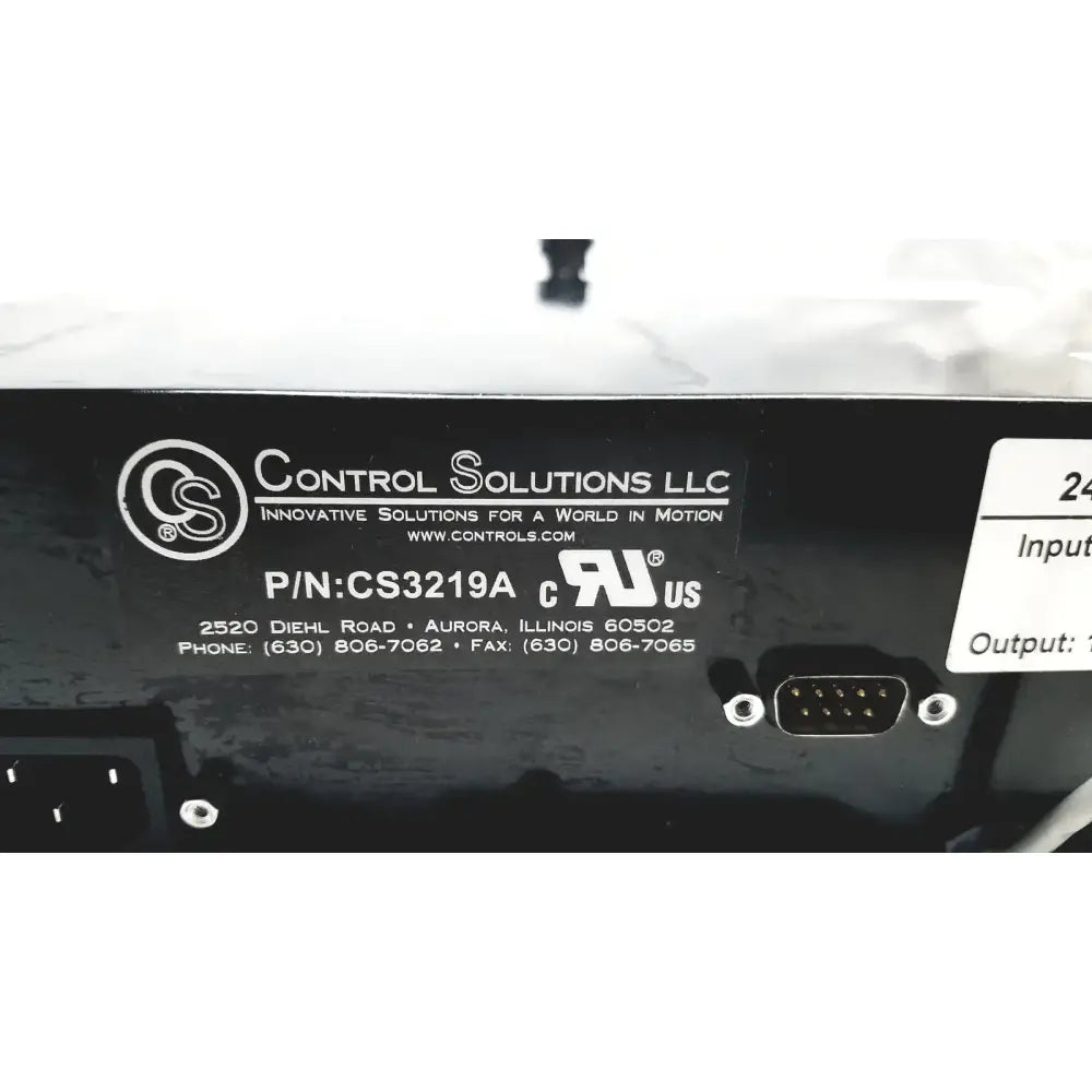 Control Solution CS3219A 24V Battery Charger, 1028-010-859 Rev D Battery Charger, second-hand product photo 6
