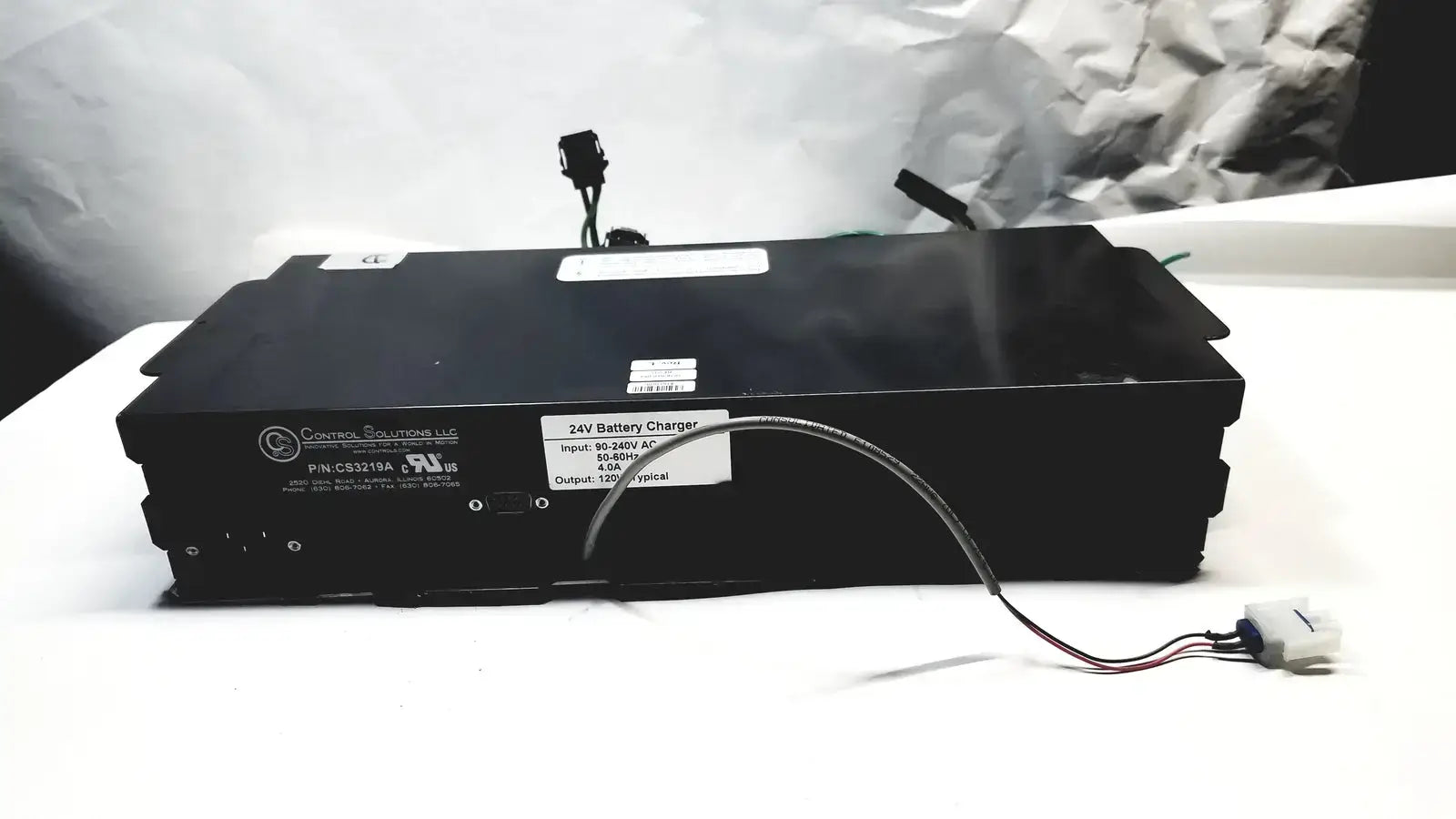 Control Solution CS3219A 24V Battery Charger, 1028-010-859 Rev D Battery Charger, second-hand product photo 5