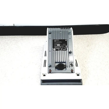 Gray and white coping 908 audio amplifier back with ribbed metal panel for corning 245 ph meter 120v 60hz use