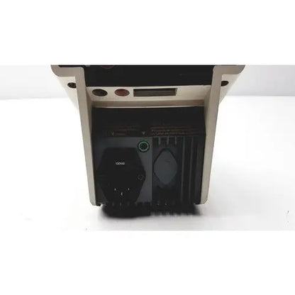 Black and beige Corning pH Meter 240 industrial power supply unit with digital display and multiple ports for reuse medical applications