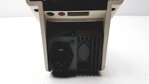Black and beige Corning pH Meter 240 industrial power supply unit with digital display and multiple ports for reuse medical applications