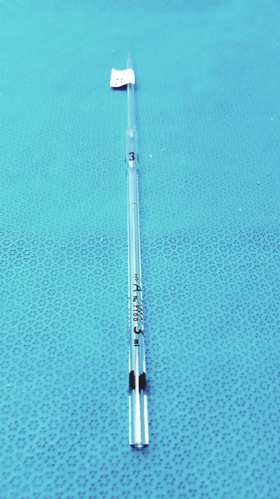 Reuse Medical Corning Pyrex 3mL Reusable Glass Volumetric Pipette Pipettes, second-hand product photo 1
