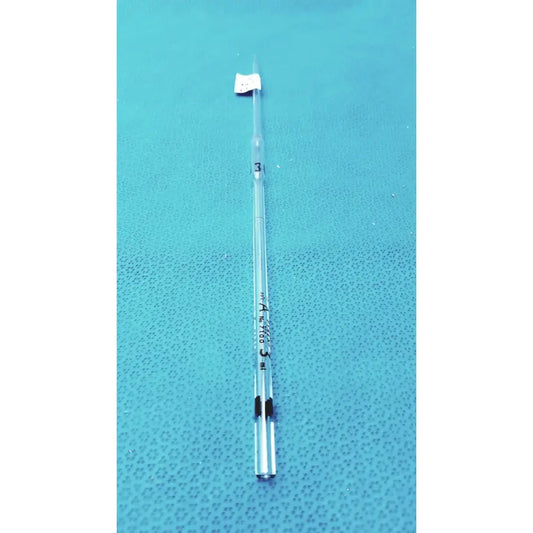 Reuse Medical Corning Pyrex 3mL Reusable Glass Volumetric Pipette Pipettes, second-hand product photo 1