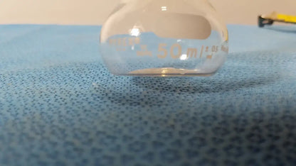 PYREX Corning Pyrex 50mL Volumetric Flask Class A Borosilicate Lab Glass Volumetric Flask, second-hand product photo 3