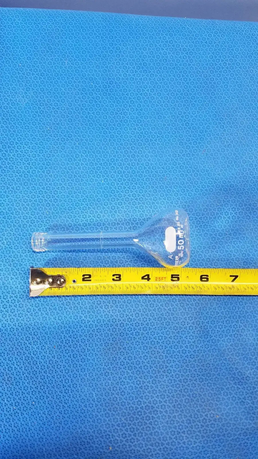 PYREX Corning Pyrex 50mL Volumetric Flask Class A Borosilicate Lab Glass Volumetric Flask, second-hand product photo 4