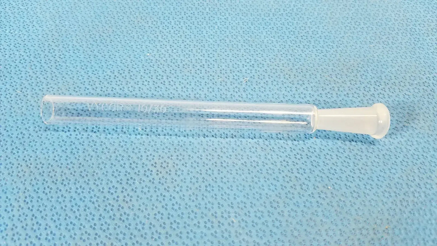 Corning Vycor 10/30 Outer Ground Joint Lab Glassware High Silica Glass Lab Glassware Component, second-hand product photo 1