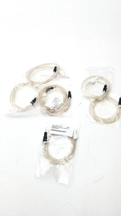Clear flexible tubing with black connectors and white label for cosmed k4 b2 metabolic reuse medical application
