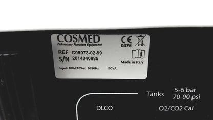 Cosmed Quark CPET C09073-02-99 Ergo Pulmonary Exercise Testing Metabolic Cart, second-hand product photo 7
