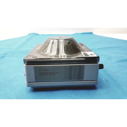 Silver and black costar mini centrifuge with fixed angle 6-position conical rotor chamber for laboratory use