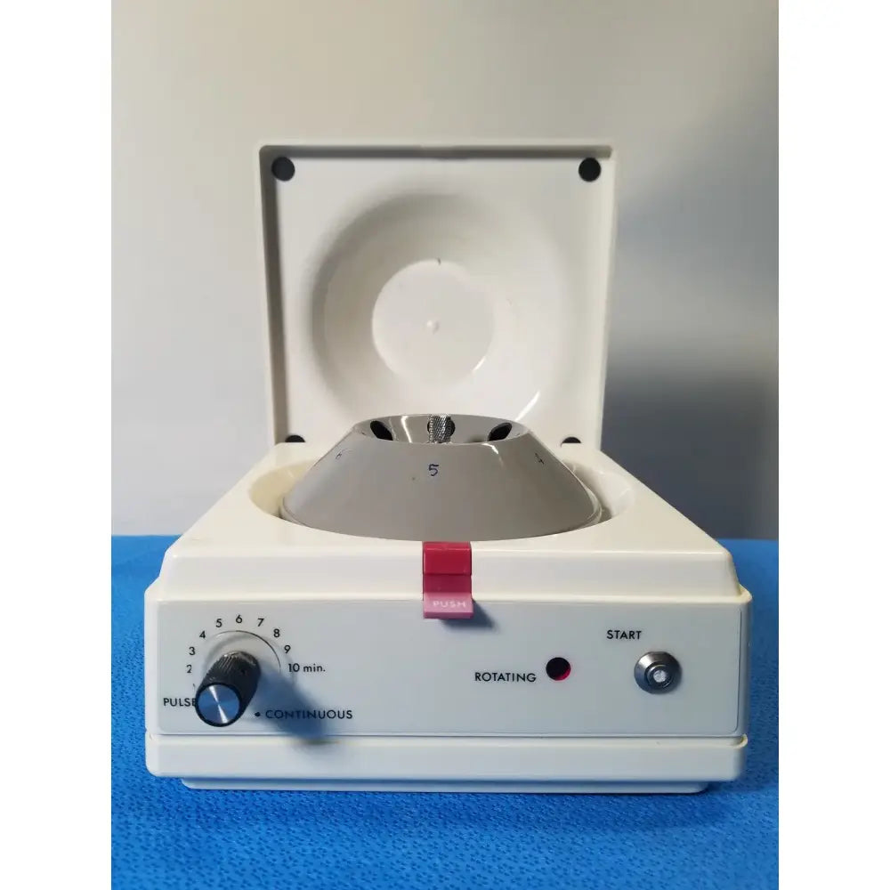 Reuse Medical Costar Model 10 Mini Centrifuge 6 Fixed Position Angled Rotor Other Medical & Lab Equipment, as-is (for parts) product photo 1